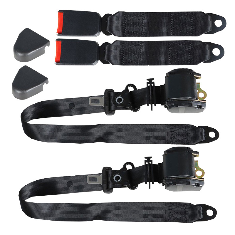 Car Seat Belt, Truck, Bus, School Bus, Driver and Passenger Three-Point Automatic Retractable Seat Belt with Emergency Locking