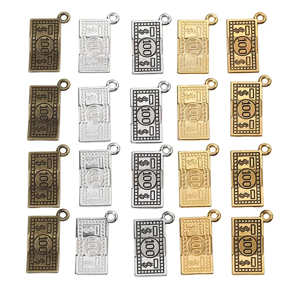 DIY Retro Zinc Alloy Jewelry Accessories Dollar Sign Tag Pendant Factory Direct Sale A800612