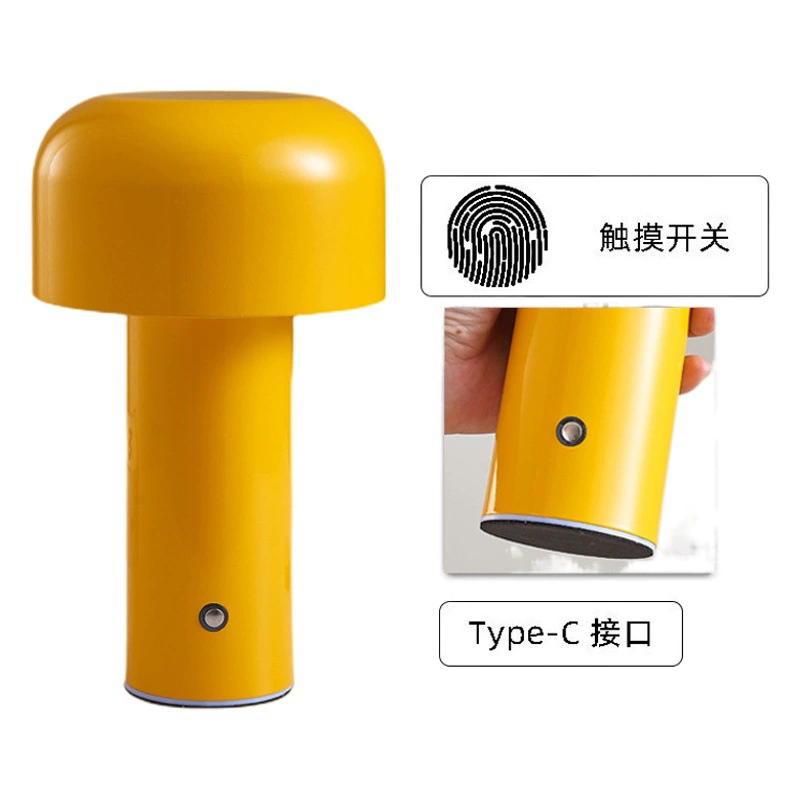 Трансграничный дом светодиодный Бар Ресторан настольная лампа прикроватная лампа спальня Грибная лампа зарядка USB ночник атмосферный свет