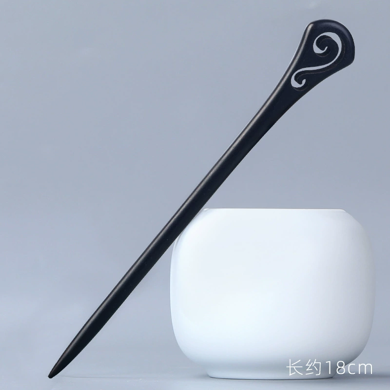 Шпилька для волос (кедр sandalwood) в китайском стиле для Hanfu, ручная резьба, 10 см, высокое качество