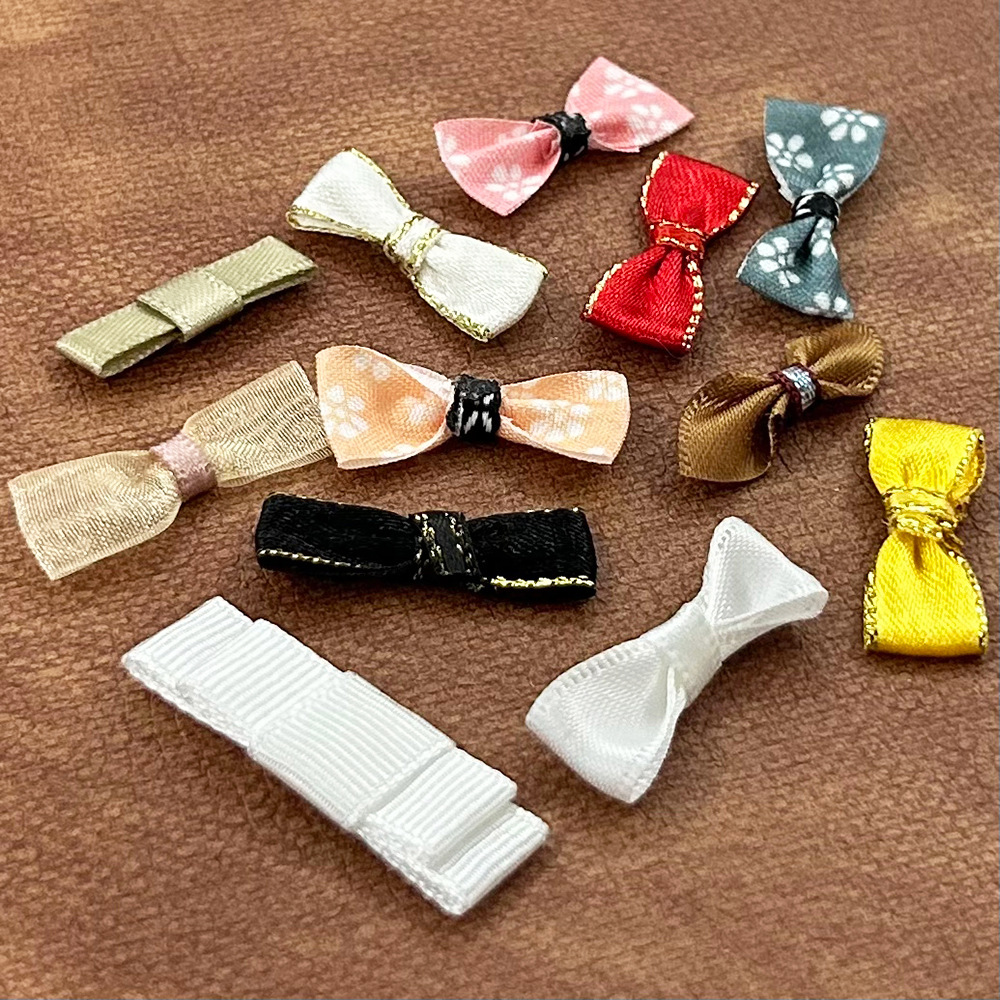 定制加工内衣丝带绸缎带花仔 来样定做生产涤纶包布枕头花蝴蝶结