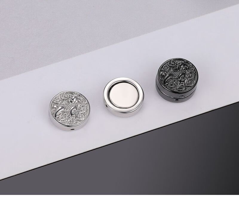 智贝详情图_7无需耳洞磁吸耳夹男潮民族风貔貅耳钉嘻哈高级感酷