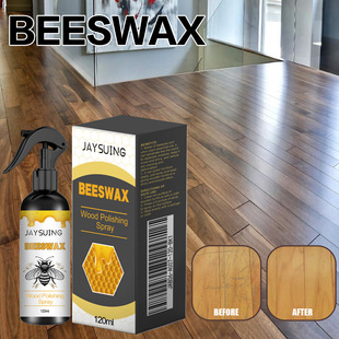 Jaysuing Beeswax Wood Polishing Spray Furniture Floor Polishing Care Scratch Refurbished Care Spray