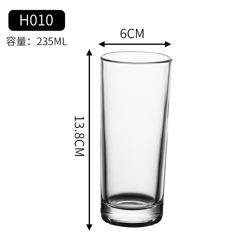 Taza de jugo recta resistente a altas temperaturas casera taza de limón taza de té de café de avena taza de leche
