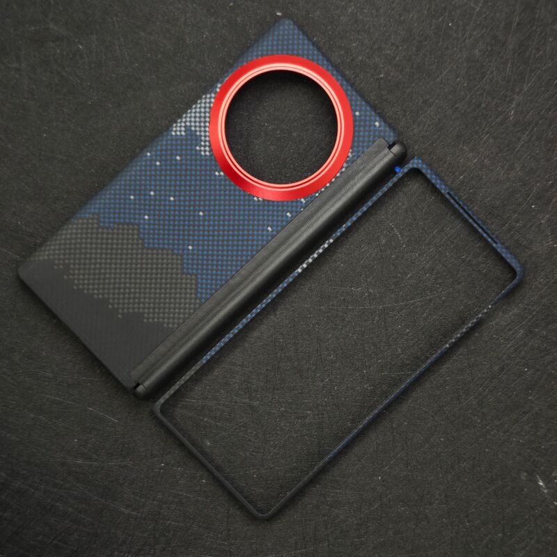 vivo xfold3 ケブラー携帯電話ケース中央軸モデル超薄型 xfold3pro 中央軸磁気保護ケースに適しています|undefined