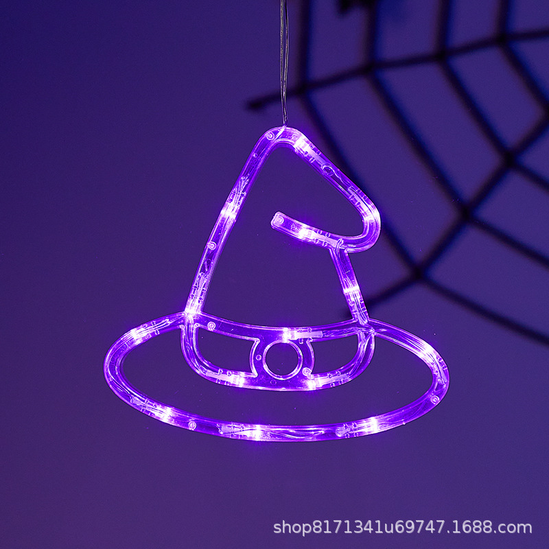 Sombrero de brujo púrpura