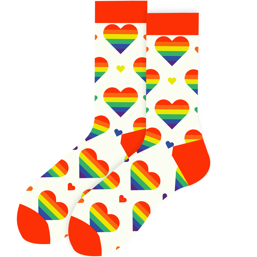 All Seasons Season 20 Pairs Cute Sweet Women's Heart Shape Polyester Cotton Polyester Crew Socks