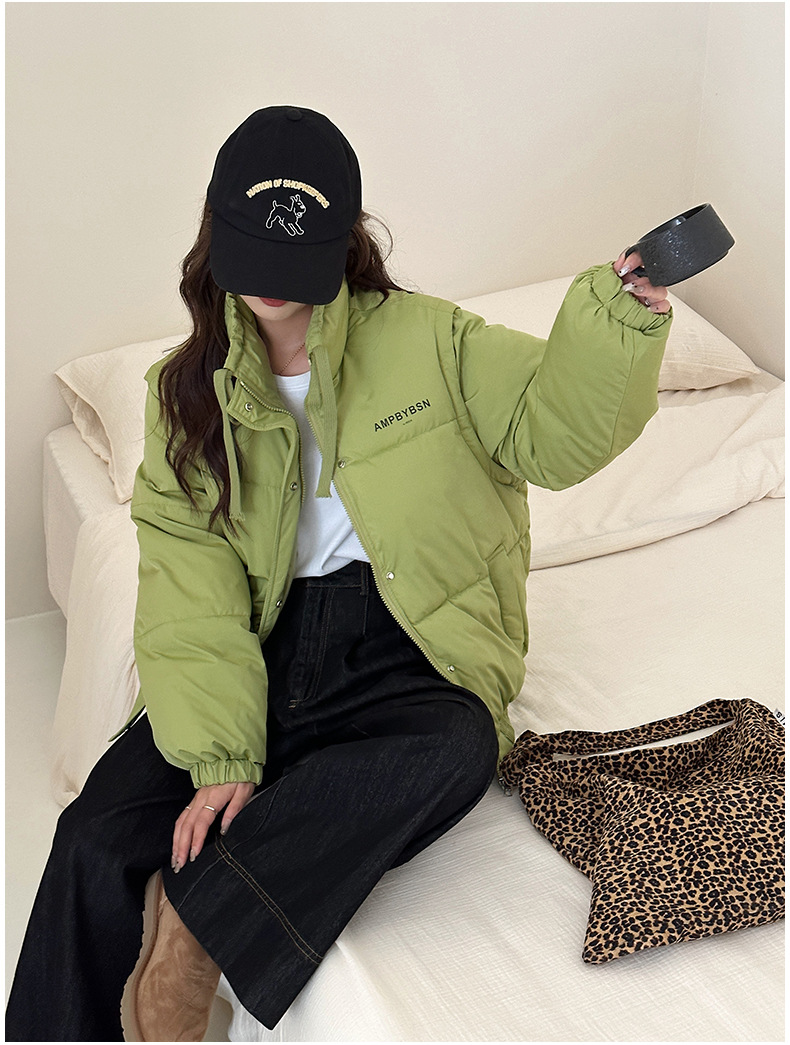 Abnehmbare Ärmel, Männer und Frauen, dickes Winterdesign, Unterhemdweste, für lässige Paare, Daunenjacke aus Baumwolle_voghion.com