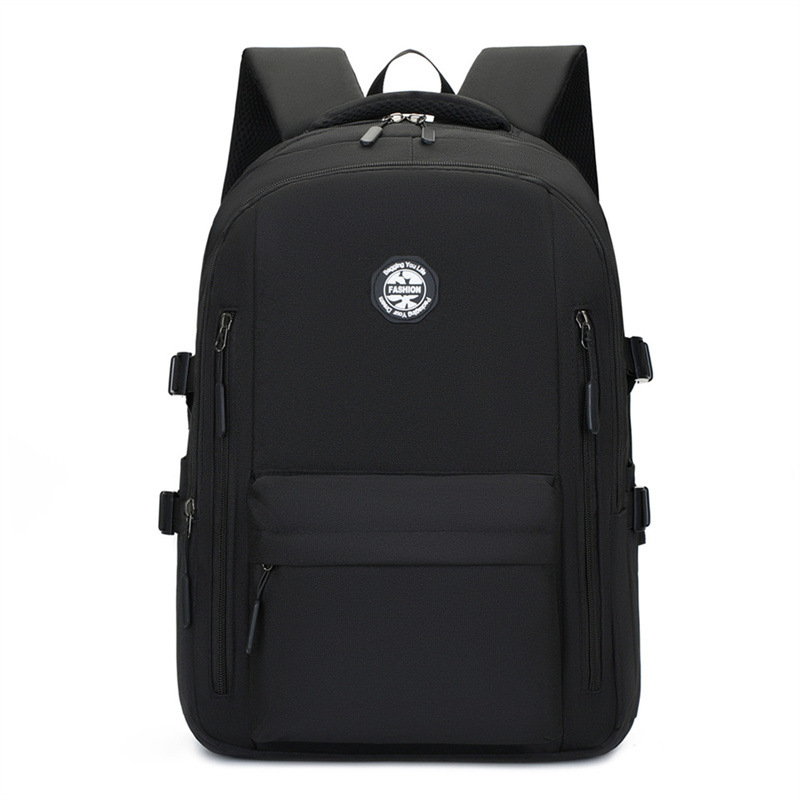 Mochila de gran capacidad, mochila de estudiantes, nuevo estilo de estudiantes universitarios, simple y versátil, diseño de nicho multicapa, mochila de carga reducida.