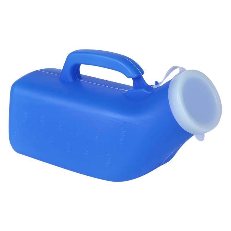 Factory wholesale urinal for men and women household plastic urinal with lid 1200 ml 1000 ml