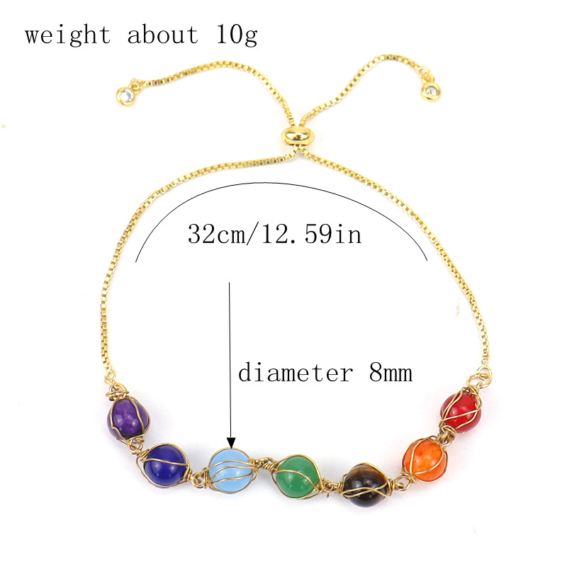 Fashion Geometric Alloy natural stone Plating Bracelets 1 Piece