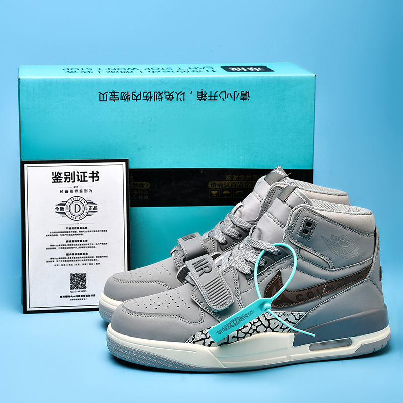 莆田 aj312 紳士靴辰年限定白ライトグレー共同ブランド本物のロートップ実用的なバスケットボールシューズ女性のスポーツシューズ|undefined