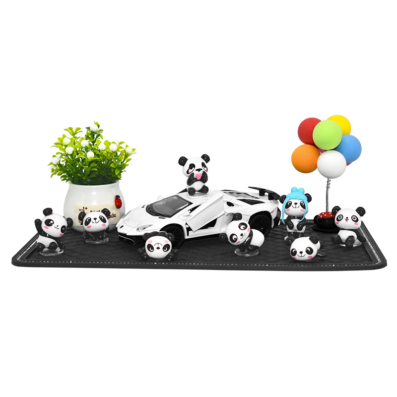 남성과 여성 자동차 선물을위한 새로운 모델 럭셔리카 로고 센터 콘솔 실내 장식 자동차 아로마 테라피 팬더 장식품