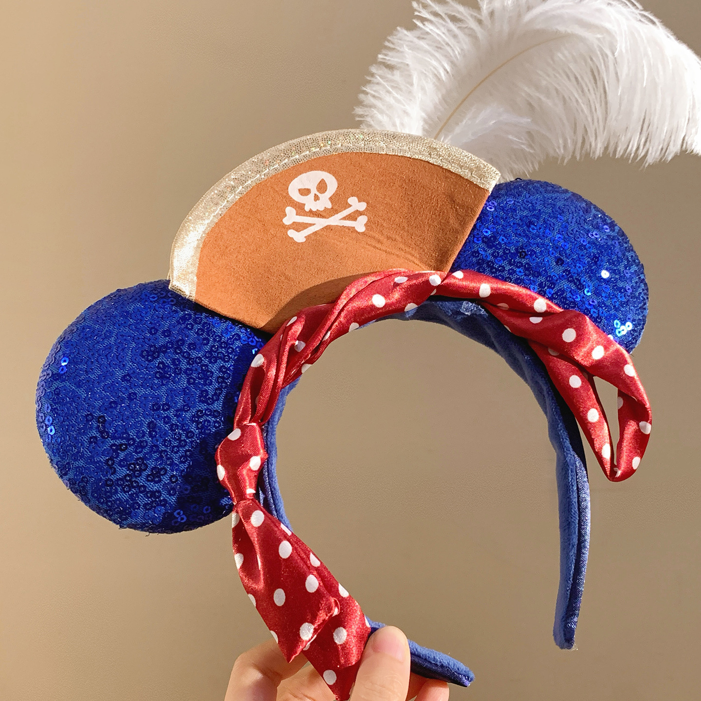 Sombrero Pirata-Diadema Mickey