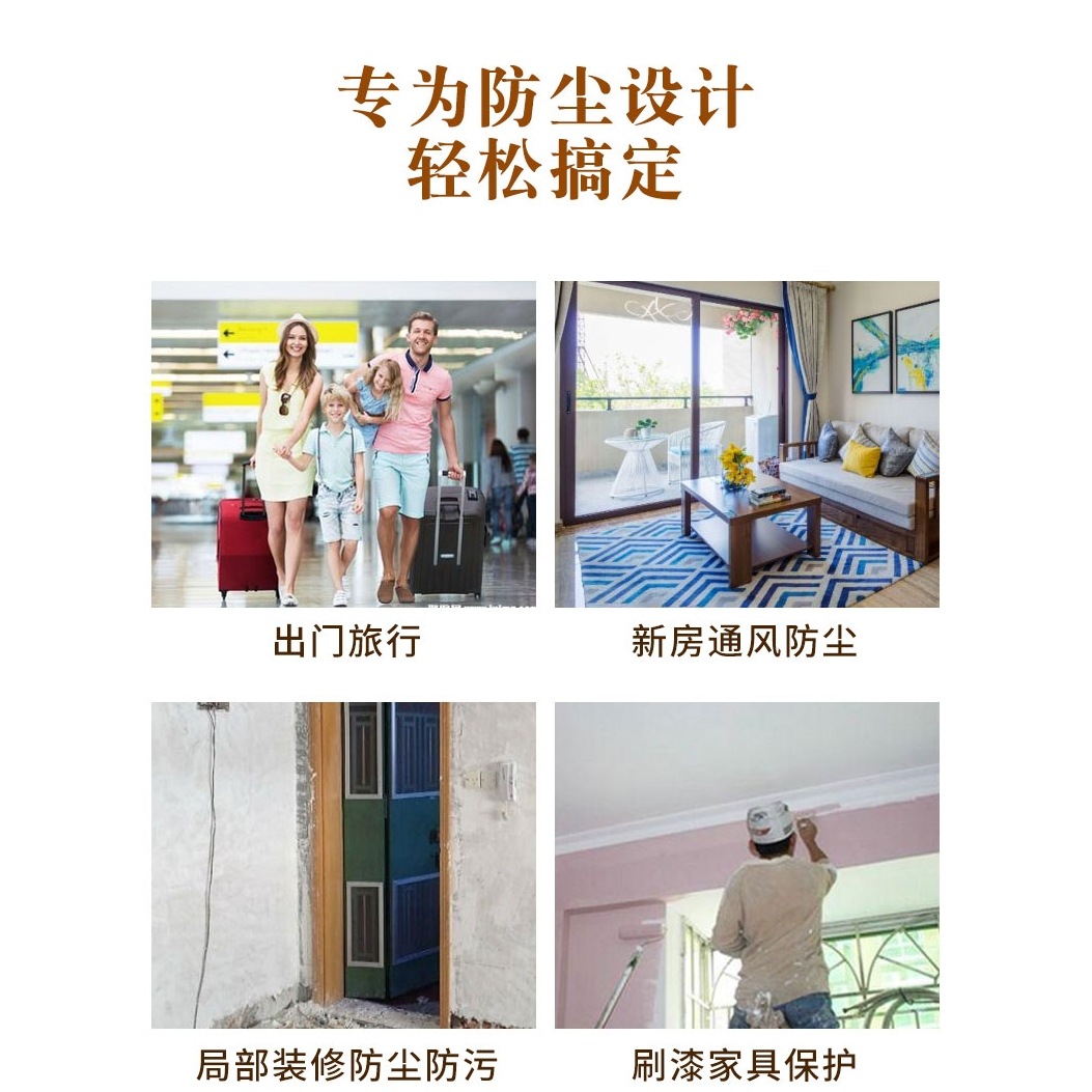 Decoración del hogar película protectora a prueba de polvo pintura de pulverización de automóviles película de protección de muebles armario pared sofá cubierta película plástica