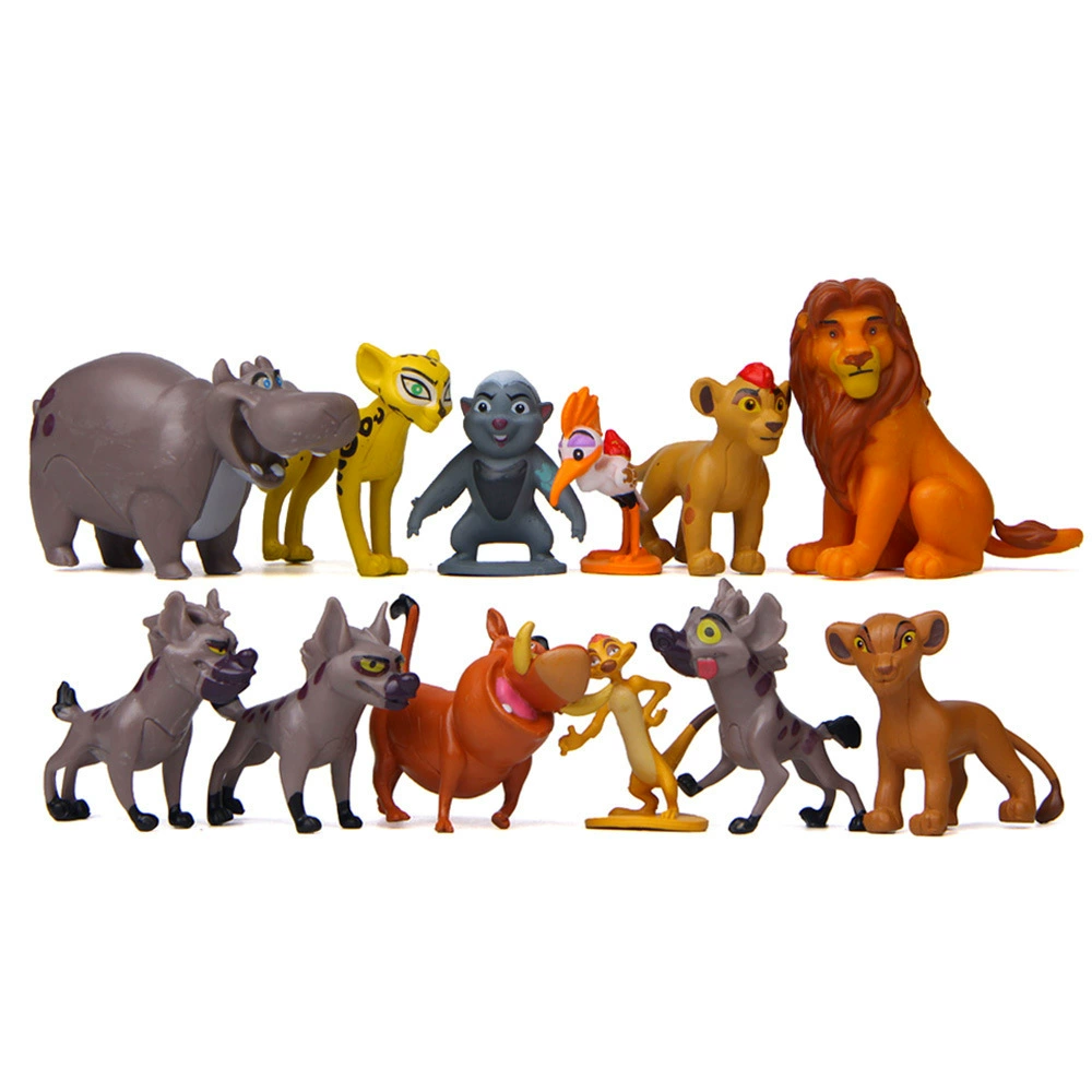 Universal minifigure, micro landscape, doll, lion, hippo, DIY