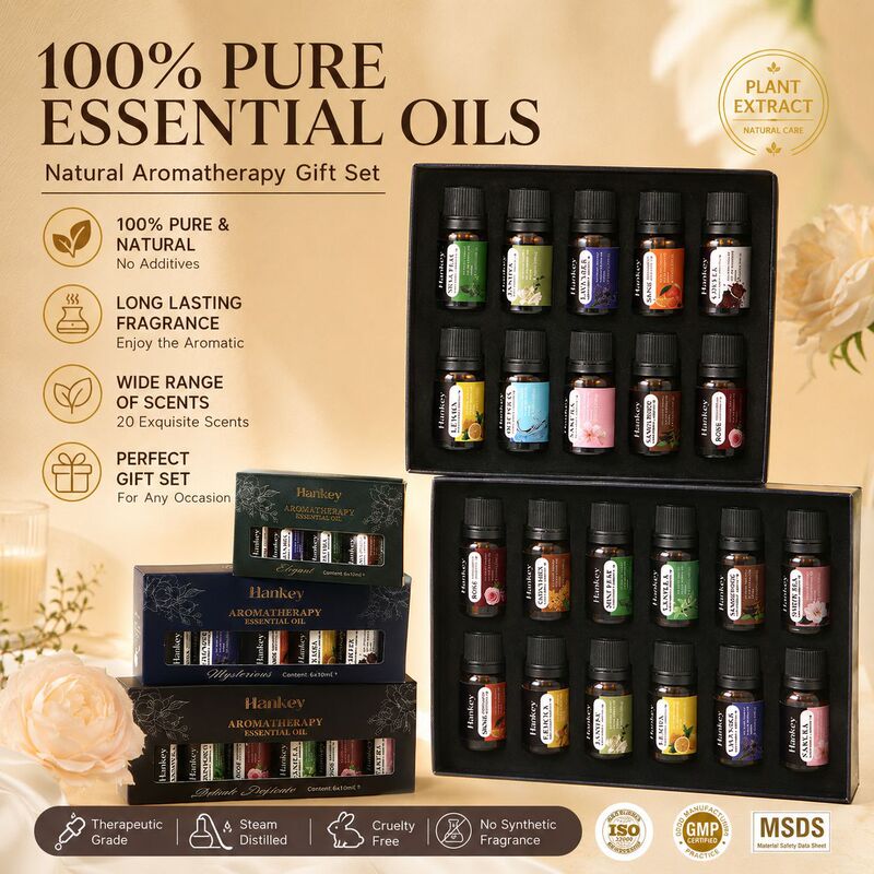 Aromatherapy Essential Oil Set Home Fragrance Gift Box Wholesale Aromatherapy Essential Oil Set Home Fragrance Gift Box Wholesale