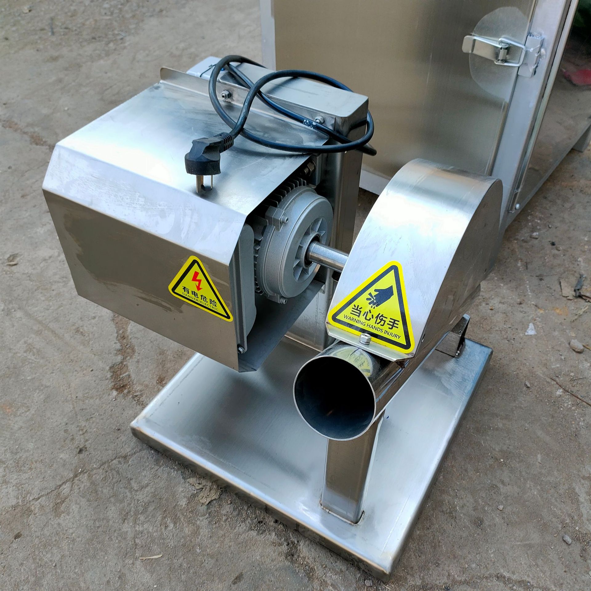 家禽分割锯 鸡鸭鹅头分半成型设备 鸭头劈半机