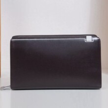 W宝龙欧美钱包男士单拉链手包硬皮男包手机包现货厂家批发个性