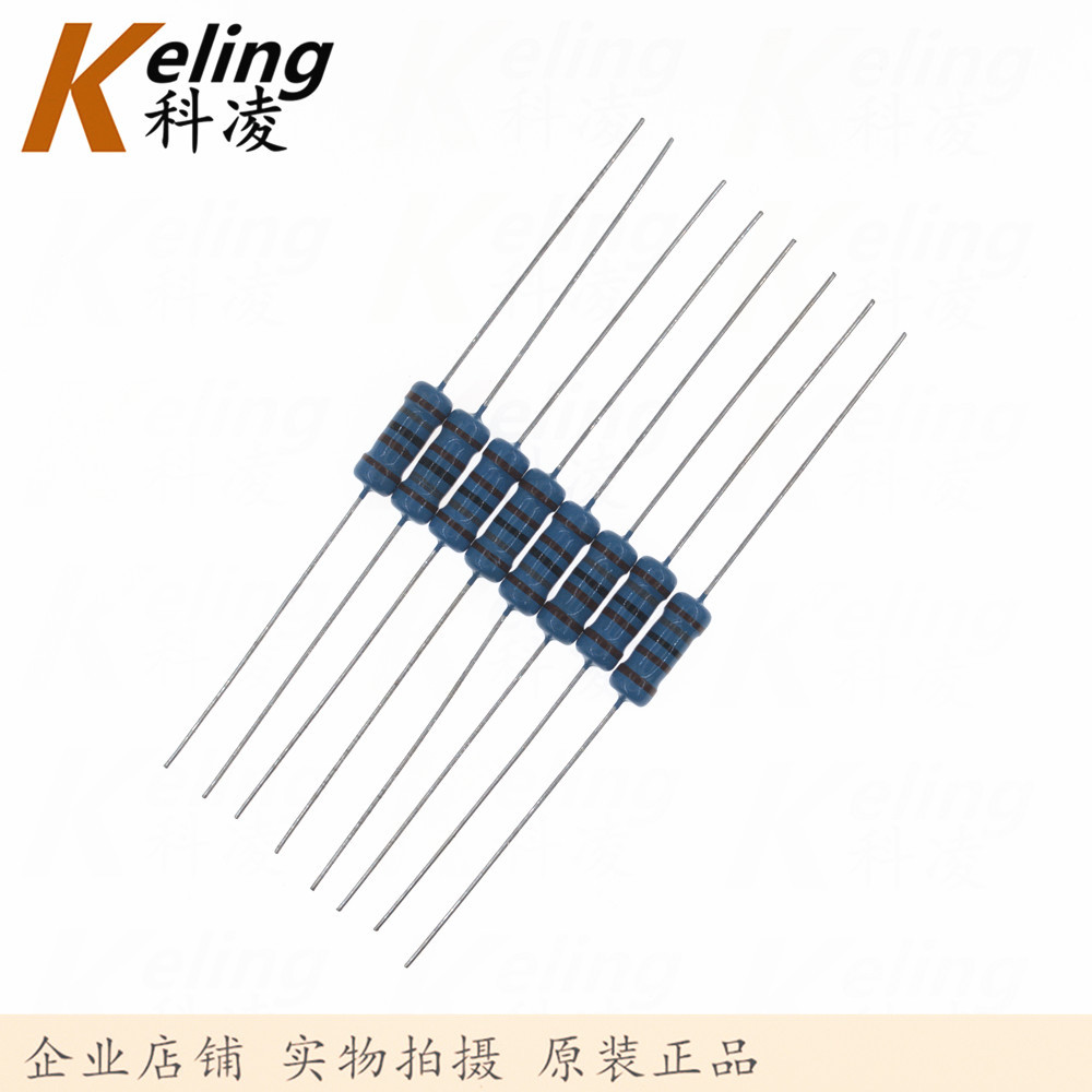 正品 1W金属膜电阻器 1W精密电阻 直插色环 1.8K 1K8 1% 1袋200个