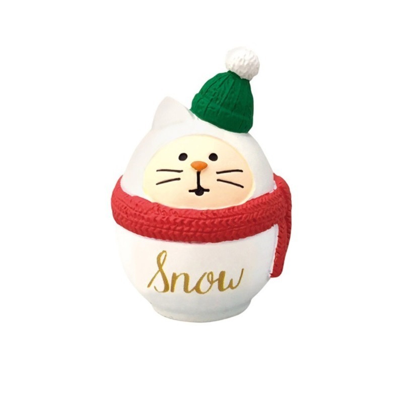 크리스마스 눈사람 고양이