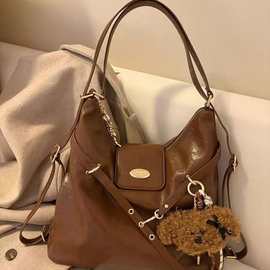 南枫百搭时尚琥珀暮光托特包包女款大容量通勤单肩斜挎包双肩背包