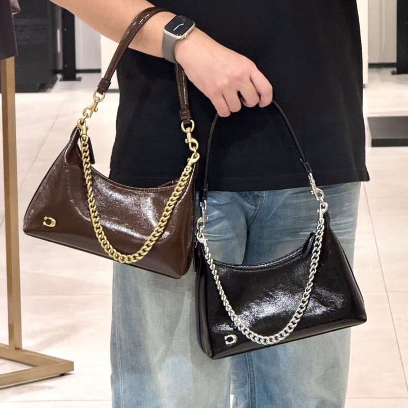 Kou C's New High Version Juliet Oil Wax Cowhide Accessible Luxury Retro Style Single Shoulder Armpit Fashion Bag