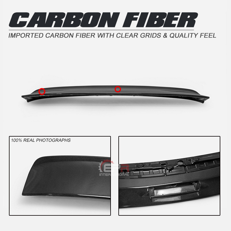 Suitable for Toyota Prius Zvw30 Modification Carbon Fiber L-Style Rear Wing Rear Fixed Wing Non-Destructive Installation