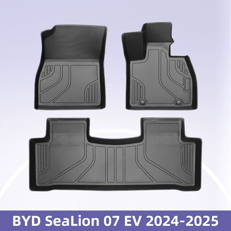 Подходит для BYD SeaLion 07 EV2024-2025 правого руля 3D 24/7 Материал TPE Автомобильные ножные коврики