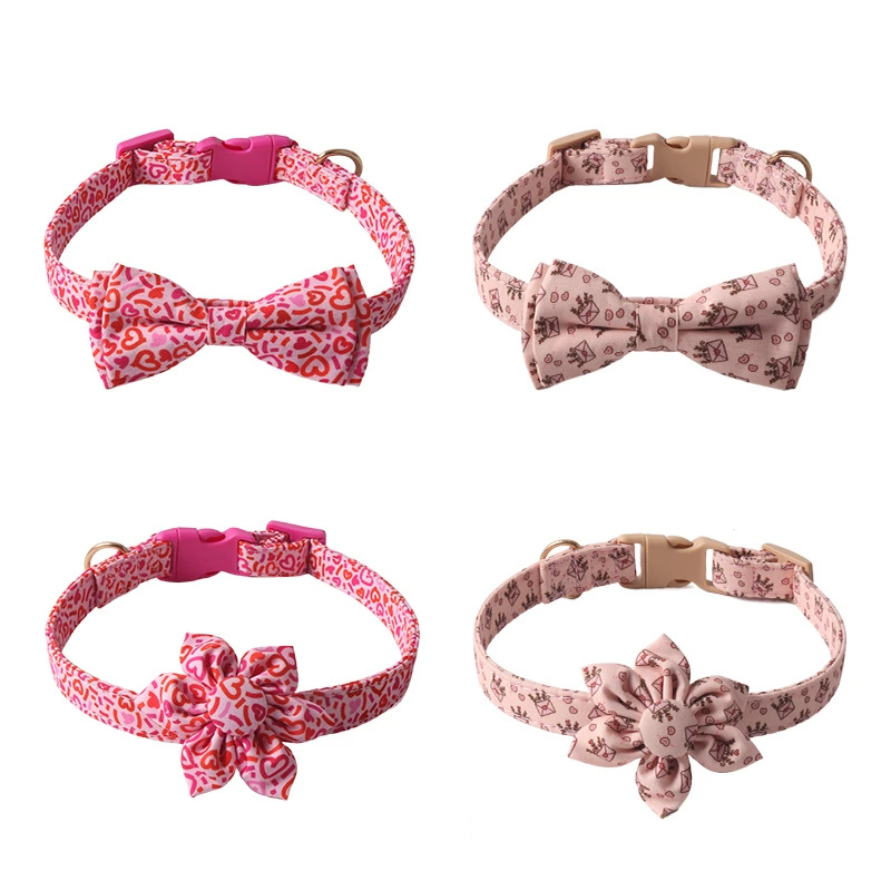 Аминге Новые товары для домашних животных День Святого Валентина Сант Лук Серия Ошейник Любви Любовное Письмо Ошейник