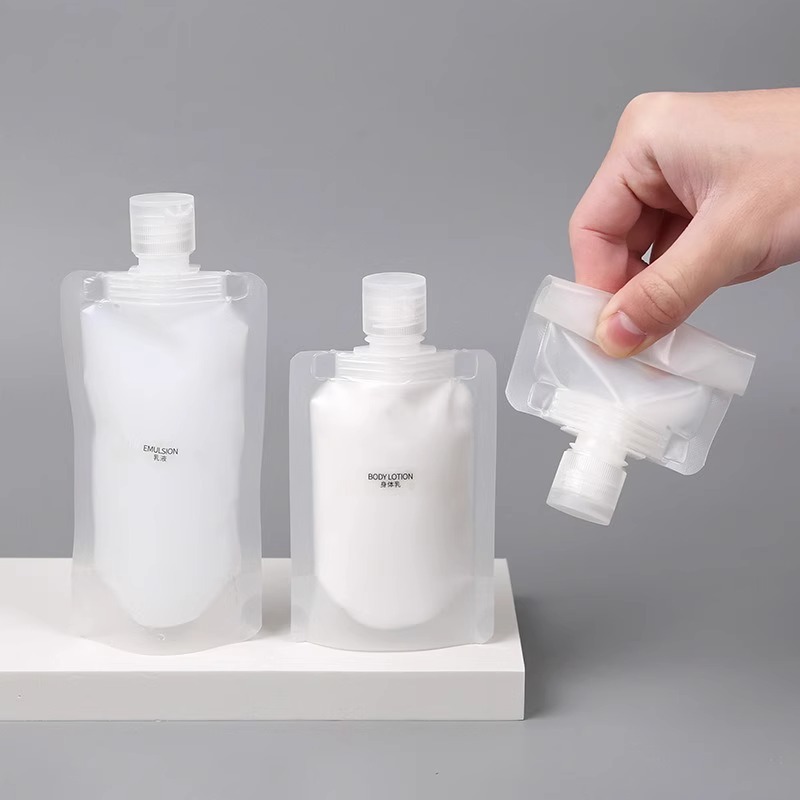 旅行用詰め替えバッグ 使い捨てシャンプー 化粧水 化粧品 シャワージェル 洗面用具 詰め替えボトル 密封詰め替え|undefined