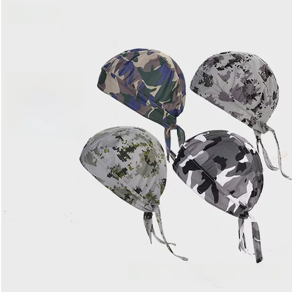 Outdoor Riding Equipment Mountain Bike Sports Headband Pirate Hat Sun-proof Sweat-absorbent Sunshade Headgear Riding Cap