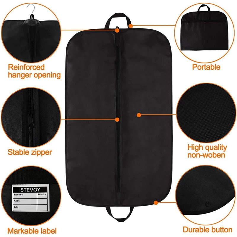 40 inch non-woven fabric suit dust cover