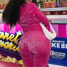 欧美新款速卖通女装韩国绒卫衣两件套女现货性感长袖套装