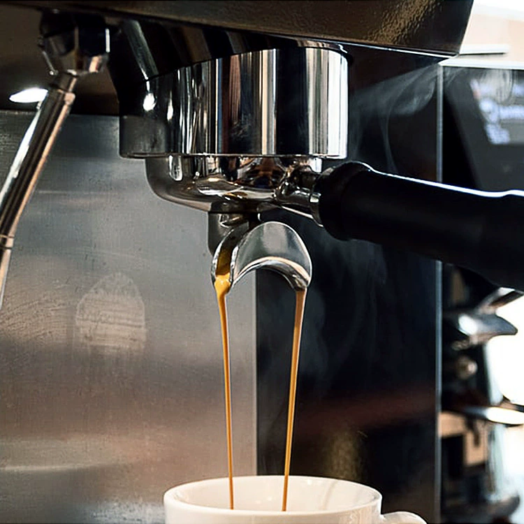Automatic coffee machine, handle stainless steel, wholesale, 58mm