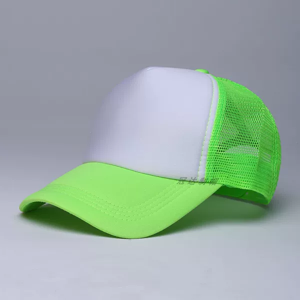Light green and white
