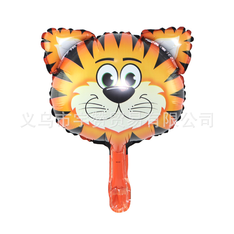 Mini bola de dibujos animados animal calle venta código de exploración pequeño regalo bola de ola bola interior bola de aluminio globo de película globo de empuje