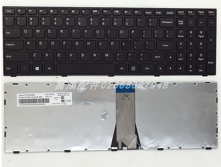 Applicable to Lenovo G50-70-45 B50 G50-70AT G50-30 keyboard Z50 E41-80 Z51-70
