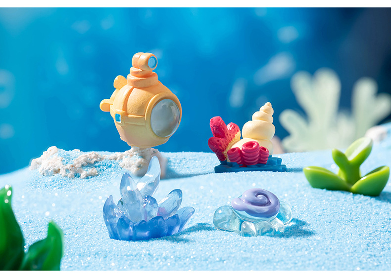 Marine Style Conch Coral Resin Ornaments Artificial Decorations display picture 3