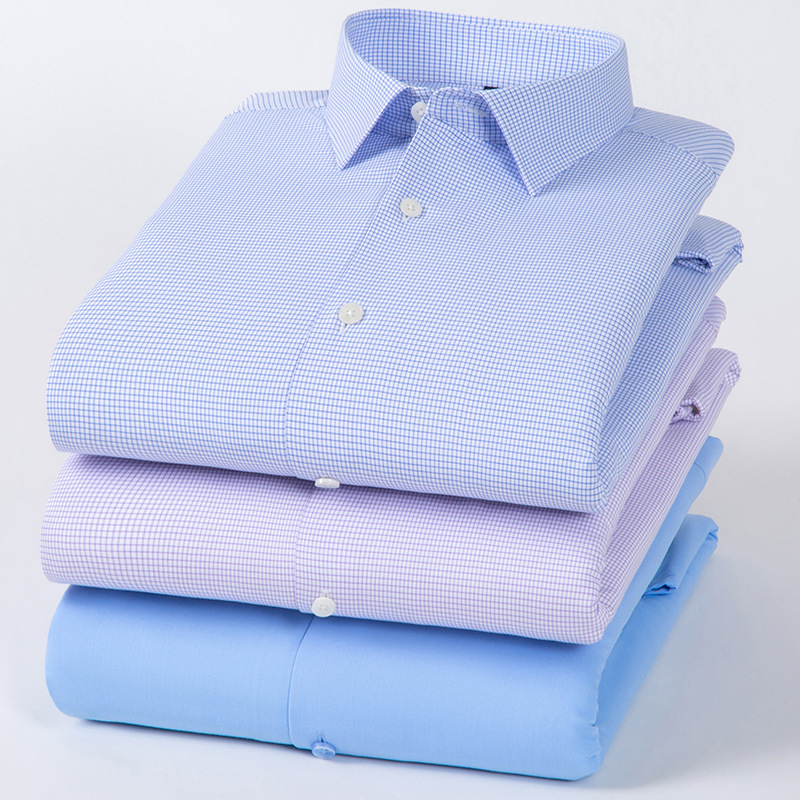 High-End Winter Men's Thickeneded 90 White Goose down Warm Shirt Business Casual Waterproof, Anti-Fouling and Anti-Fouling Shirt