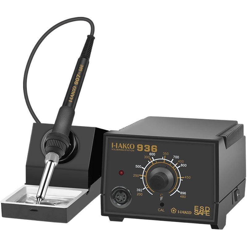 Estación de soldadura eléctrica de control de temperatura sin plomo de 60W 936 Estación de soldadura de temperatura constante antiestático teléfono móvil reparación de computadoras soldadura de estaño soldador eléctrico