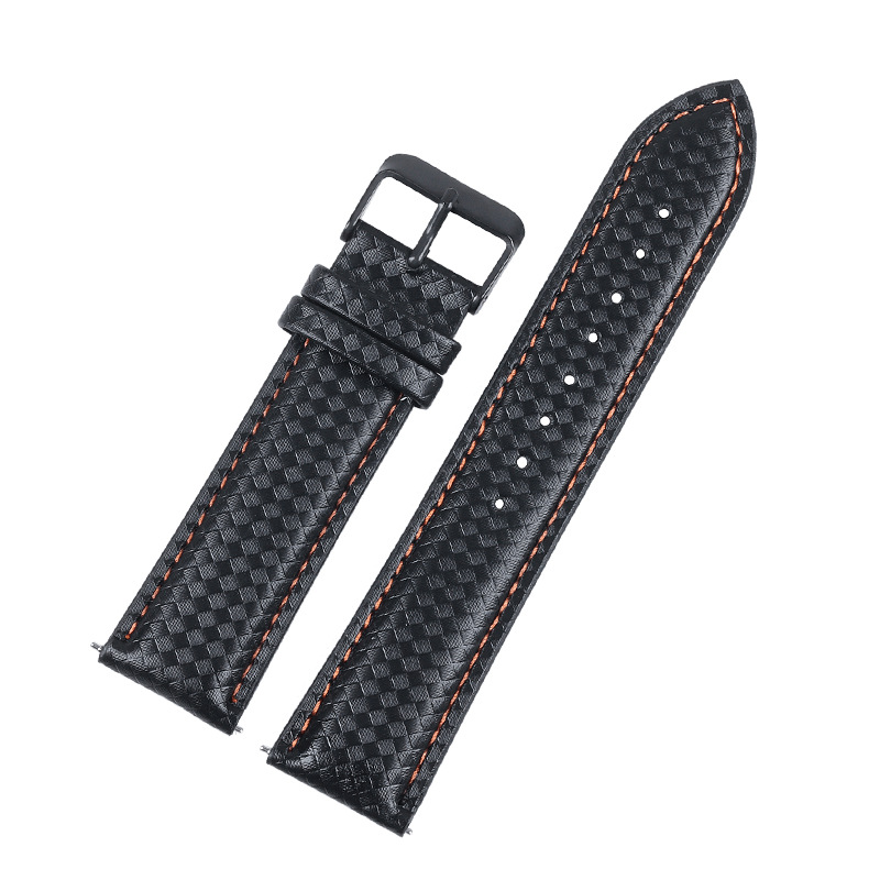 Asiento patrón tejido correa de reloj de cuero para Samsung S2/S3 universal interruptor correa de oído 20/22mm