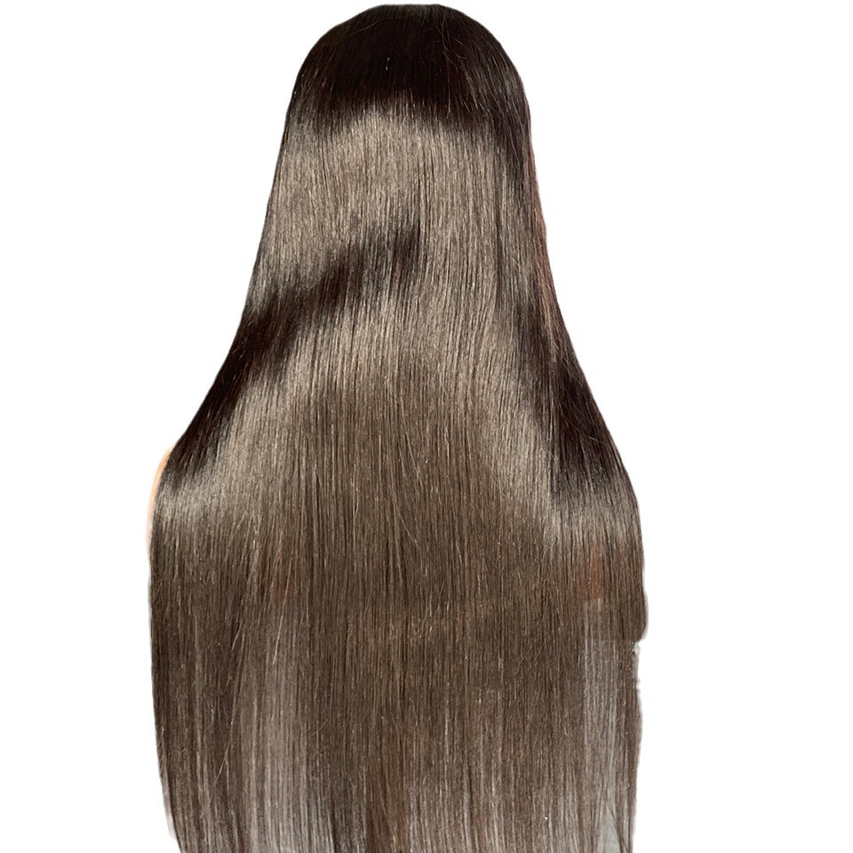 Parrucche con chiusura in pizzo dritto 4X4 capelli umani Xuchang pizzo frontale veri capelli umani_voghion.com