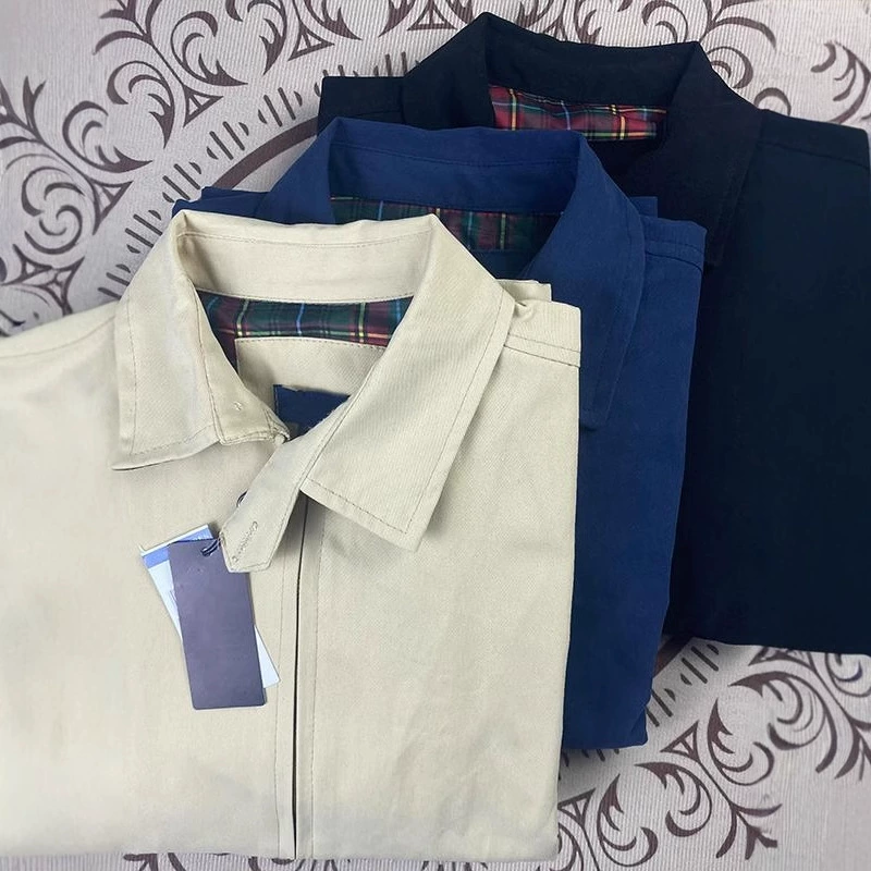 RL Rlaf Po логотип реальный пиджак из хлопка свободный отворот топ куртка с вышивкой мужской осенне-зимний кадр куртка