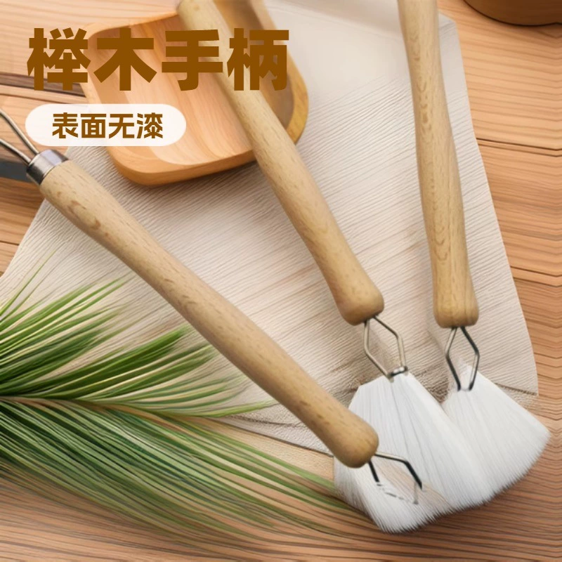 FSC beylumless lacquer large sword -linen brushing horse -brushing pot brush washing the dish can replace the head without hurting the pot palm brush
