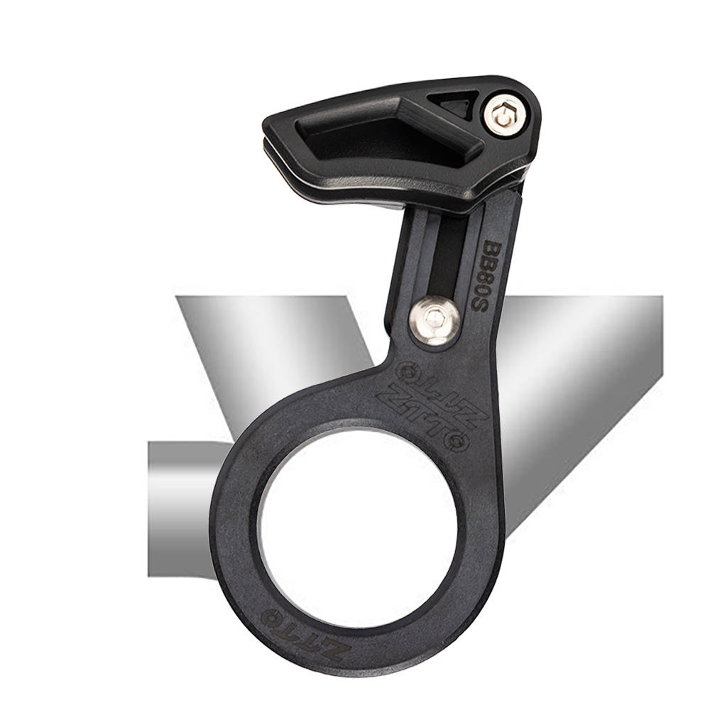 ZTTO Bicicleta de montaña Diatasco Estabilización de cadena Coche descendente Guía de cadena Dientes positivo y negativo Protector de cadena anti-caída de un solo disco