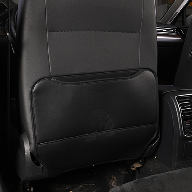 Car seat back anti-kick pad, universal rear seat anti-kick pad, child protection pad, storage bag, car anti-kick pad