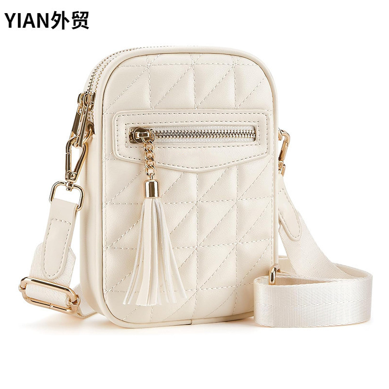 Amazon New Women small size Crossbody Bag Phone Wallet Quilted Fashion Shoulder Bag with Adjustable Wide Shoulder Strap