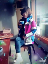 外贸原单韩国专业滑雪服单板成人女冬季冲锋衣户外衣棉服加厚