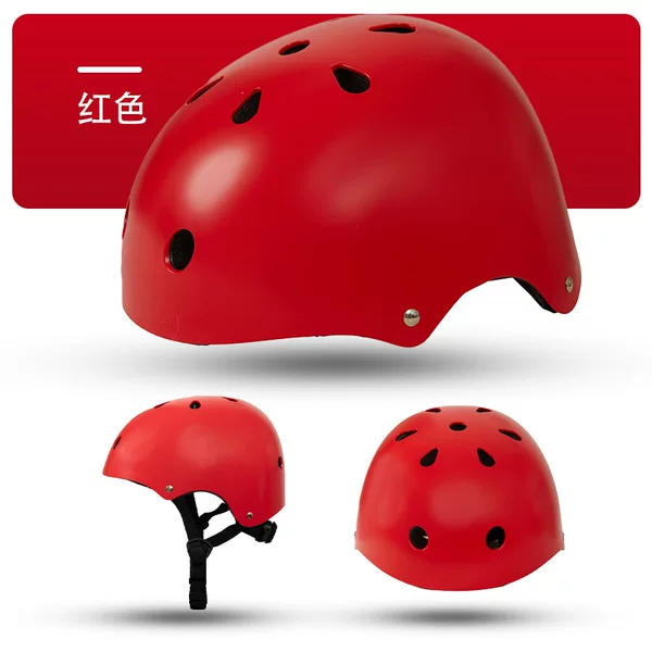 Wholesale Cross-Border Mountain Bike Riding, Skiing, Skating, Rafting Helmets, Children's Helmets with Removable Lining, Anti-Collision